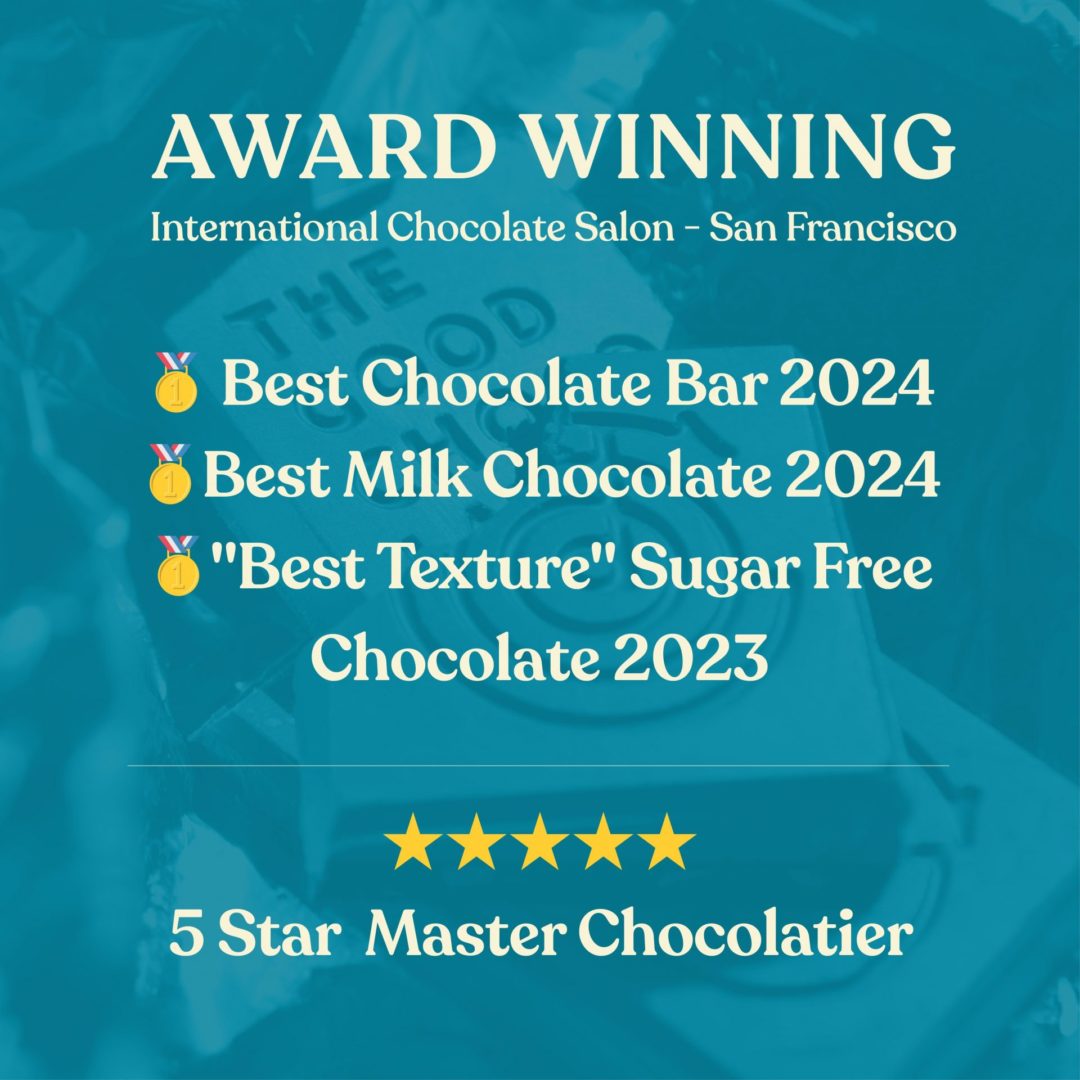 The Good chocolate milk chocolate bar awards