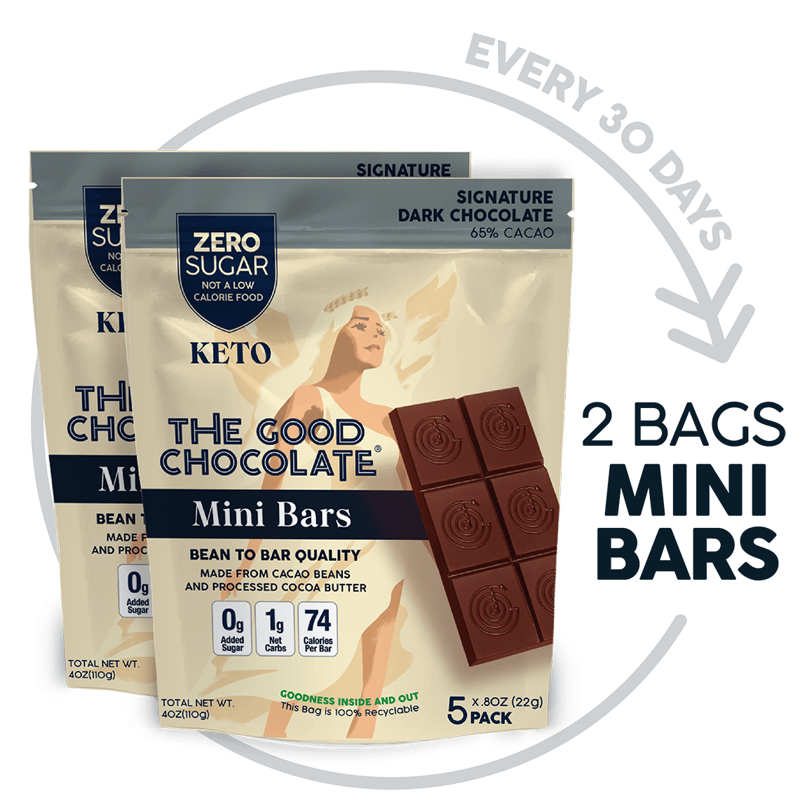 Signature Dark Chocolate 2 Bags Mini Bars